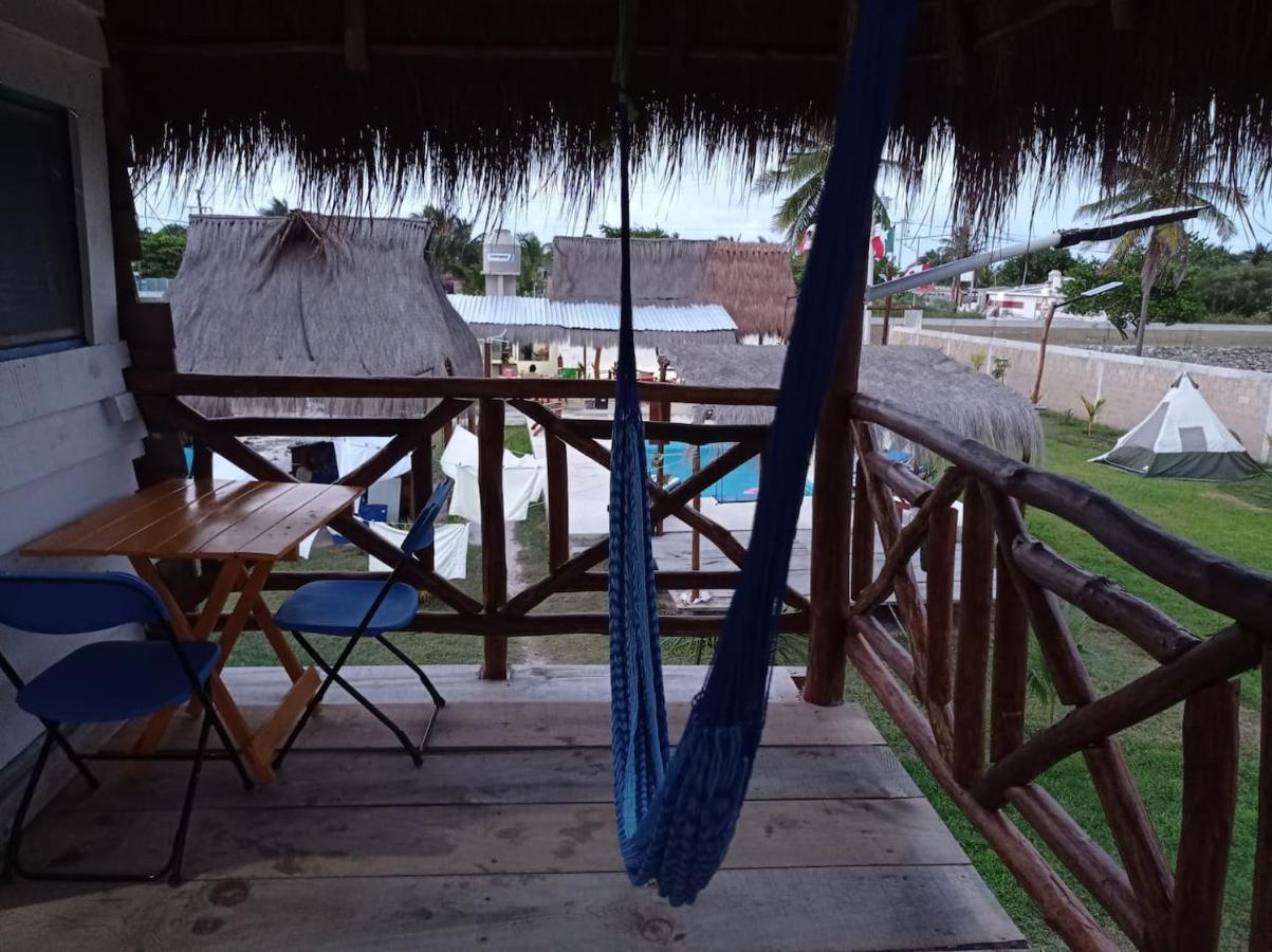 Camping Y Cabanas Chelem Exterior foto